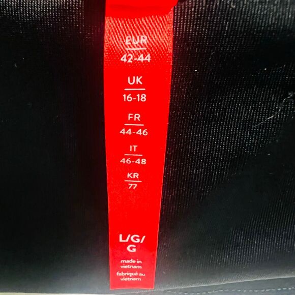 Spanx Womens Black Faux Leather Elastic Waist Stretch Leggings Pants Size Large - Picture 5 of 6